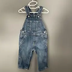 babyGAP ウォッシュウェルデニムオーバーオール 12~18ヶ月 80cm