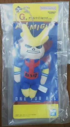 僕のヒーローアカデミア　一番くじ　G賞　オールマイト　ねつけ　幸せの上に