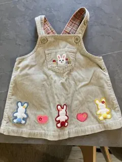 ミキハウス♡コーデュロイワンピース♡ジャンバースカート