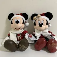 ミッキー ミニー ぬいぐるみ 2025年クリスマス