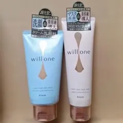 willone 洗顔料　クリアクリームフェイス　1本・2WAYクリアマスク　1本のサムネイル