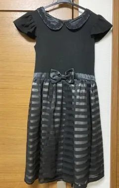 ドレス　ワンピース　発表会　ピアノ　結婚式　Petit Editionブラック