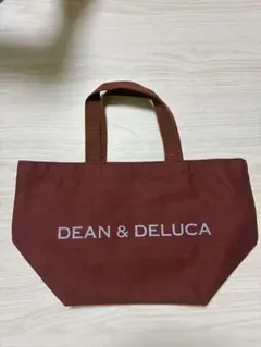 DEAN & DELUCA ワインレッドトートバッグSサイズ