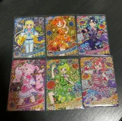 ひみつのアイプリ リング4弾ミラクルカード６枚セット ①