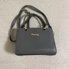 SHEIN ショルダーバッグ 肩掛け 2WAY グレーブルー