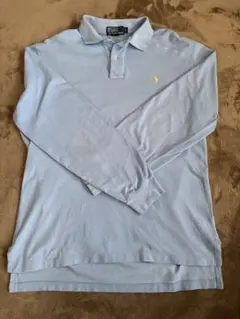 Polo by Ralph Lauren ライトブルー 長袖ポロシャツ L