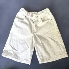 ZARAホワイトデニムショートパンツ