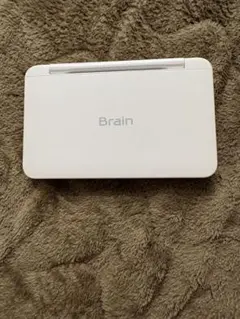 Brain 電子辞書 ホワイト 取扱説明書・ケース付き - メルカリ