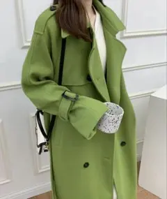 ABITOKYO ダブルボタンロングチェスターコート