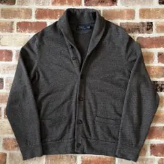 ポロ ラルフローレン コットンニット ショールカラー カーディガン カーデ