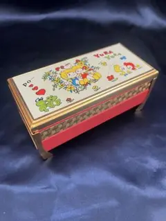 昭和レトロ 水森亜土 オルゴール　エリーゼのために　小物入れ　ジュエリーBOX