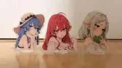 新品　無職転生　アクリルスタンド　ロキシー　シルフィ　エリス　3個セット