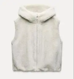 ZARA BASIC フェイクファーボアジャケット ZARA - 激レア ザラ ファー ジャケット フェイクファー ボア