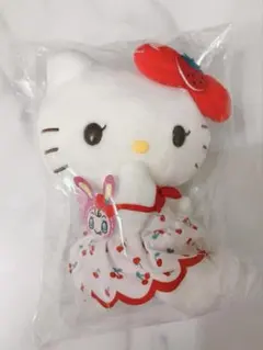 未開封　メゾピアノ× ハローキティぬいぐるみ キーホルダー　ベリエちゃん♡コラボ