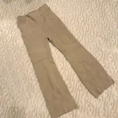 【FRAY I.D】ベージュ リブ編み ニットパンツ フリーサイズのサムネイル