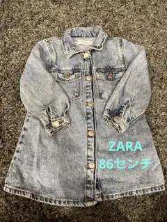 値下げしましたZARA デニムジャケット 12-18ヶ月 86センチ