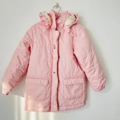 familiar ピンクダウンコート