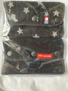 ✳️BYBY JACKSONS 今治タオル抱っこ紐よだれカバー‼️✳️黒ブラック星形