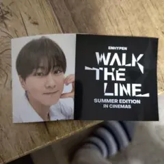 ムビチケENHYPENジョンウォンステッカーWALKTHELINEオマケ付