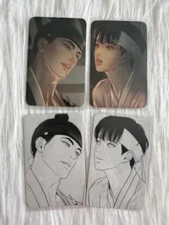 韓国BL 夜画帳 照明スタンドトレカカードセット Amazon.co.jp: 韓国 BL Lezhin 夜画帳 トレカ カード 4カット