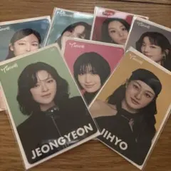 TWICE オンラインくじ　【サナ、ツウイなし】　7枚