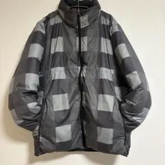 90s old Nike チェック柄ダウンジャケット ヴィンテージ リバーシブル