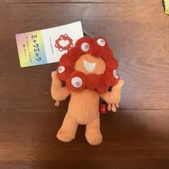 ミャクミャク 推しカラー　ボールチェーンマスコット　赤　オレンジ　ぬいぐるみのサムネイル