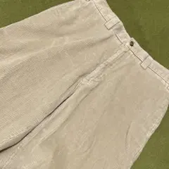 格安★80s90sヴィンテージ★エルエルビーン★コーデュロイパンツ★ワイドパンツ