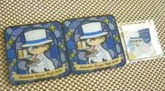 名探偵コナン カフェ2019　怪盗キッド カフェ　コースター　アクリルマグネット