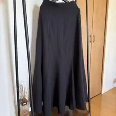 GRL ブラックロングスカート