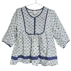 新品 URBAN RESEARCH 貝殻 インド綿 チュニック ブラウス シェル