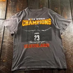 古着NBA TEEシャツ Tシャツ フェード黒 レブロンジェームズ L