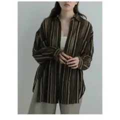 アンヌーク anuke 2026 Sheer Stripe Shirts | Mercari