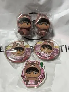 FANTASTICS 世界 着ぐるみキーホルダー ステッカー 缶バッジ