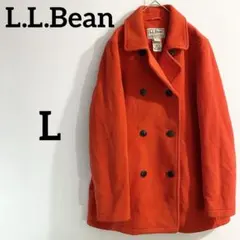 L.L.Bean エルエルビーン ウール ピーコート Pコート オレンジ 古着のサムネイル