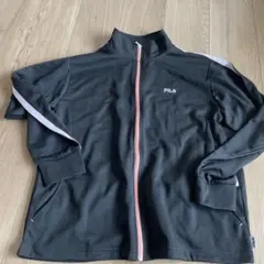FILA ブラック ジップアップジャケット