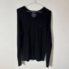 American Eagle Vネックニット ブラック XSのサムネイル