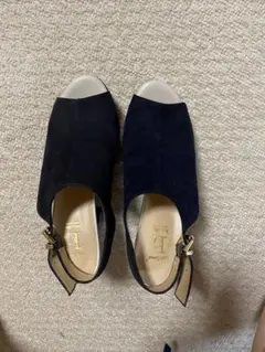 Luca Grossi ネイビー スエード サンダル 『美品』