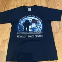 ケネディ　宇宙センター　Tシャツ　ビンテージ　古着　ブラック　NASA