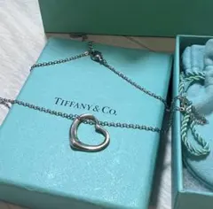 Tiffany オープンハート　ネックレス　ペンダントトップ　シルバー　925のサムネイル