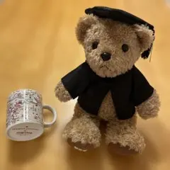 早稲田大学限定　テディベア　マグカップ　2点セット　激レア　中古品のサムネイル