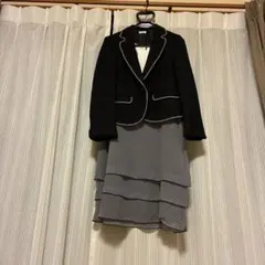 セレモニースーツ　3点セット　ジャケット2枚　ワンピース　15号