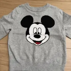 babyGAP Disney ミッキー セーター 3歳グレー90cmくらい