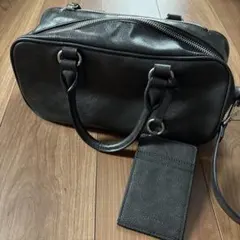 JEANASIS ハンドバッグ ブラック　カードケース付きのサムネイル
