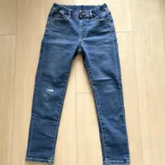 【UNIQLO(ユニクロ)】ウルトラストレッチジーンズ　キッズ 130cm