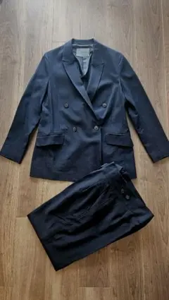 ネイビー ダブルブレストセットアップ