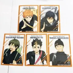 ハイキュー‼︎　JF　ブロマイド　朝練へGO！　5枚セット