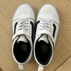 Vans キッズスニーカー ホワイト/ブラック