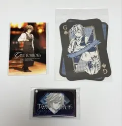 鬼滅の刃　モクテルバー銀座　冨岡義勇　ロト　カード　ステッカー　アクリルチャーム