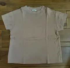 スムースクルーネックブラウン半袖 Tシャツのサムネイル